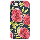 OtterBox SYMMETRY SERIES Case for iPhone 7 (ONLY) - Retail Packaging - BOUQUET (BLAZER BLUE/BLAZER BLUE/BOUQUET GRAPHIC)