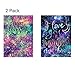 FUNISFUN 2 Pack 5D DIY Diamond Painting Paint by Numbers Kits for Adults Beginner Full Drill Embroidery Love Story Pictures for Home Living Room Wall Decoration