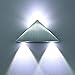 Lightess Modern LED Wall Sconces Triangle Mini Wall Lamp Designed 3W Cold White