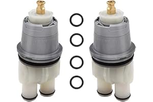 YUNPLE RP46074 Shower Cartridge for Shower and Tub 13/14 Series Faucet, Single handle Universal Cartridge Assembly for Valve, Replacement with Monitor Cartridge (2Pcs)