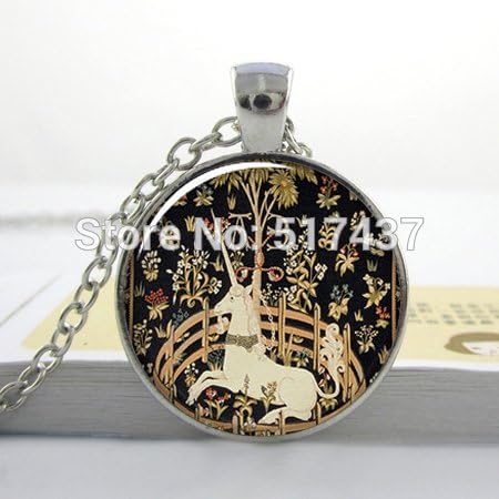 Pretty Lee Unicorn In Captivity Pendant Unicorn Necklace Bridal Pendant Wedding Jewelry Horse Necklaces Pendants Vintage