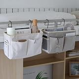 croselyu Bedside Hanging Storage Bag Pink Multifunctional Organizer 29x19x10.5 view 4
