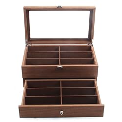 Eapmic 2 layer 12 Slots Eyeglass Sunglass Storage