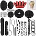 Hair Styling Accessories Kit Fashion Hair Design Styling Tools Magic Simple Fast Hair Braid Tools DIY Hair Accessories for Women (12 Styles)
