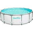SW Summer Waves Elite 14'x42 Premium Frame Pool with Filter Pump System
