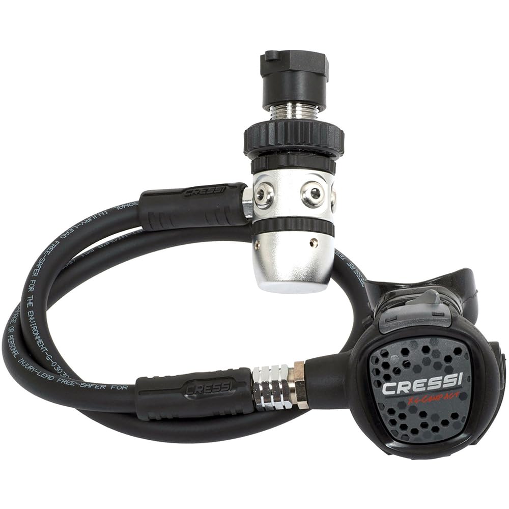 Cressi AC2 Compact Din 300 Diving Regulator - Black