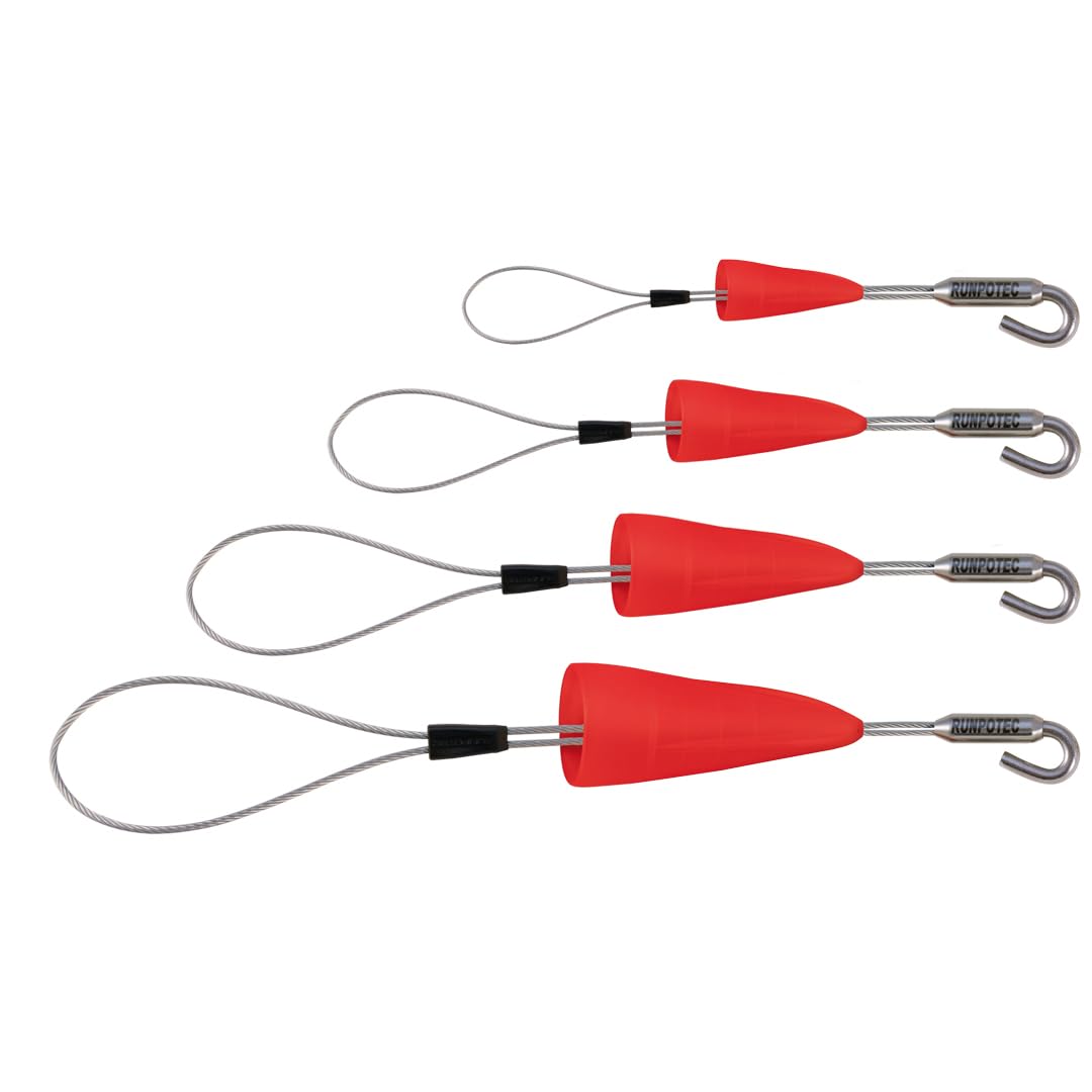 Runpotec 9120045475821 Cable Pull Loop Set of 4 10159 with Hook
