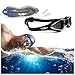 Veluxio Premium Adult Swim Goggles & Pair of Earplugs with Case