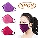 3 Pcs Activated Carbon Anti Dust Face Mouth Mask, WITERY Warm Anti Dust Mask Anti-fog Mask Antibacterial Activated Carbon Earloop Mouth Mask Face Masks for Men Women