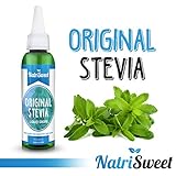 All Natural Stevia Liquid Drops - No Artificial Ingredients of Any Kind - Highly Concentrated Stevia Extract Sugar Substitute (2 Oz/60 Ml)
