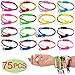 85-Pack Zipper Friendship Bracelets Set,Fidget Friendship Bracelets 7.5 Inches Sensory Toys Party Pack,Friendship Bracelets for Goodie Bag Fillers