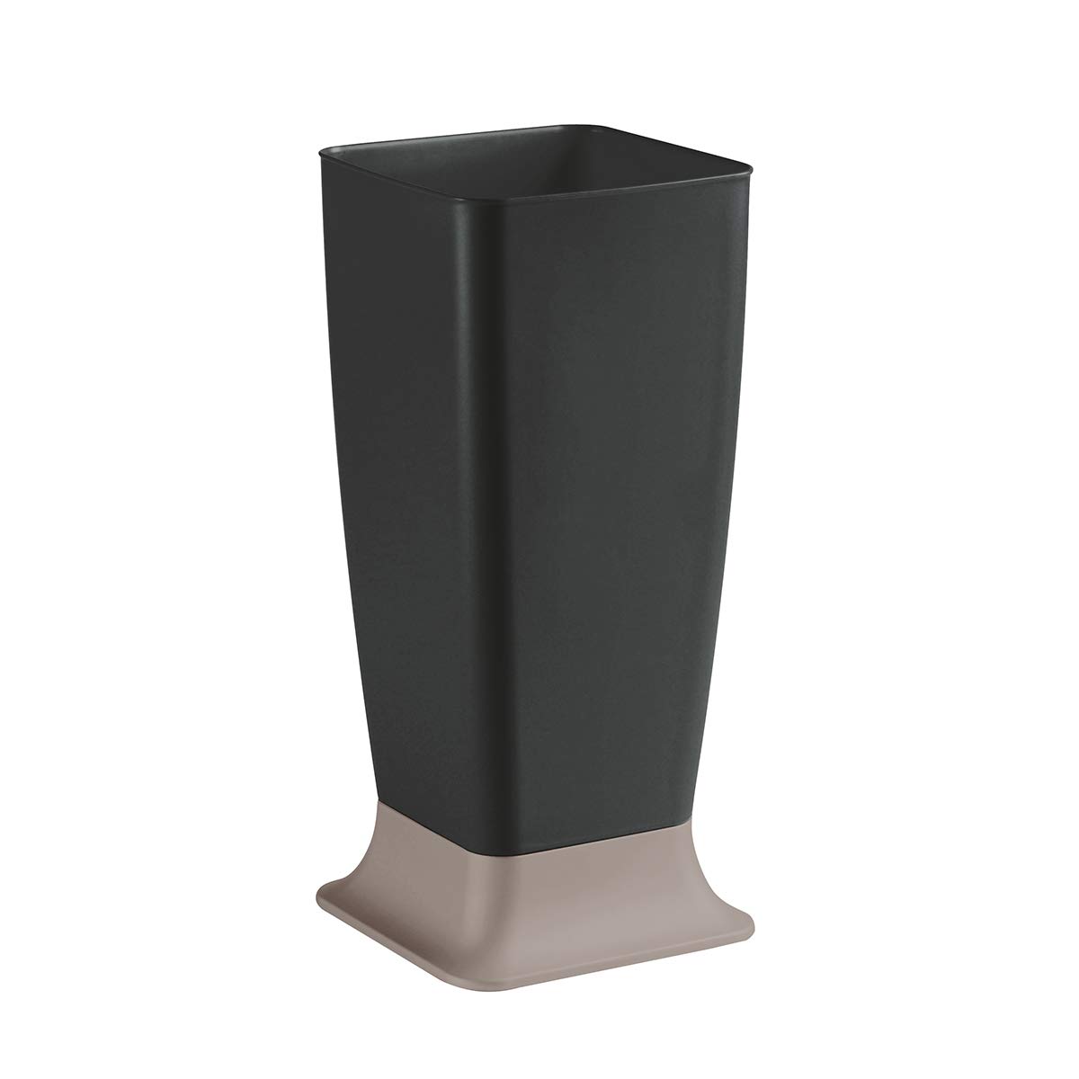 Stefanplast Zeus Umbrella Stand, Anthracite/Light Dove Grey, 25 x 25 x 55 cm