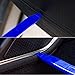 DEDC Auto Trim Removal Tool Kit Steel Fastener Remover Set Car Audio Radio Dash Dashboard Door Panel Trim Remover Repair Installer Open Pry Tool (Set of 5)