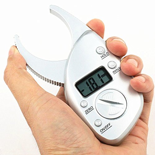 Qiorange Digital High Quality Display LCD Body Fat Caliper Skin Fold Analyzer
