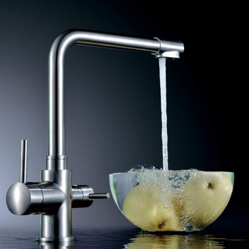 Grifo de cocina 3 vias acero inoxidable | Inoxidable