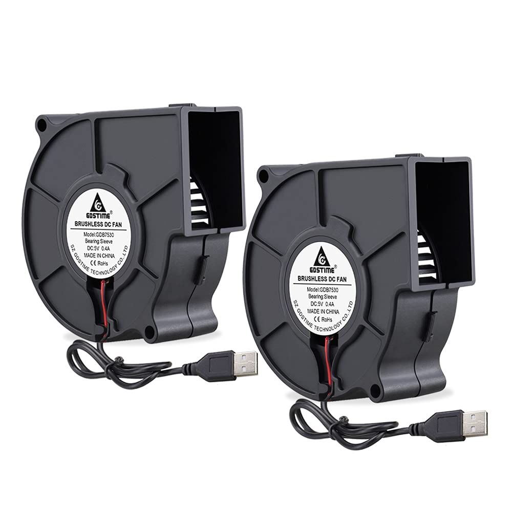Mua GDSTIME 7530 Blower Fan 75 x 30mm Cooling Blower Fan 75mm Turbo