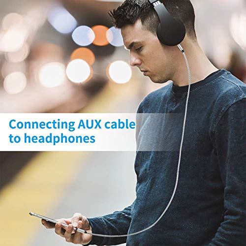 Aux Cord for iPhone for iPhone X/XS/11/11 Pro/11 Pro Max/8/8Plus/7/7Plus Aux Cable for Car 3.5mm Aux Cable Premium Auxiliary Audio to Car Stereo/Speaker/Headphone Adapter Support All iOS System - Thumbnail 6