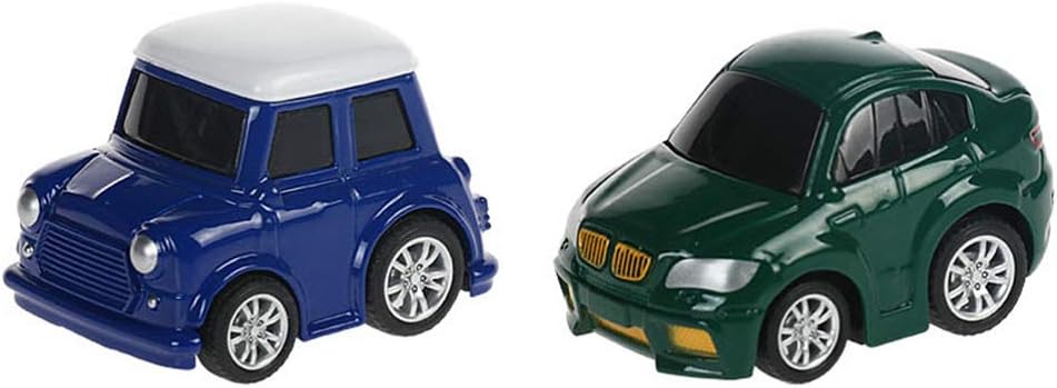 Amazon Toyandona 2ピース幼児車のおもちゃプルバック車摩擦動力車ミニ車モデル赤ちゃん幼児キッズ ランダムタイプ 電動乗用 おもちゃ