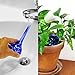 Evelots Mini Decorative Glass Watering Globes, Plant Self-Watering Bulbs, Assorted Colors, Set of 3