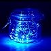 BZONE Blue Battery-Powered LED String Light Silver Coated Copper Wire LED Fairy Light Starry Lights