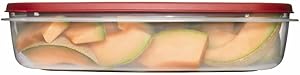Rubbermaid Easy Find Lid Food Storage Container, BPA-Free Plastic, 1-1/2 Gal (8-Pack)