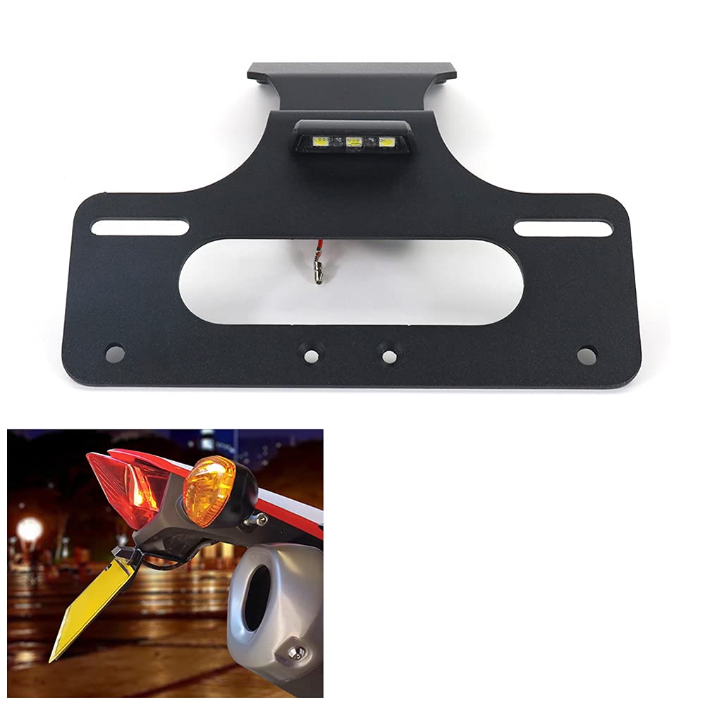 Motorfiets Achterlichten Tidy Fender Eliminator CRF 300 L Licentie Kentekenplaat Houder Voor H&onda CRF300L RALLY 2021 2022 2023 Kentekenplaathouder