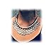 Boosic Tribal Retro Silver Tone Coin Tassel Bib Choker Boho Necklace Gypsy Jewelry For Women