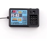 MLRPGO Flysky FS-A3 Waterproof AFHDS2A 2.4G 3CH Receiver | For Flysky GT2E GT2G Transmitter RC Car Boat