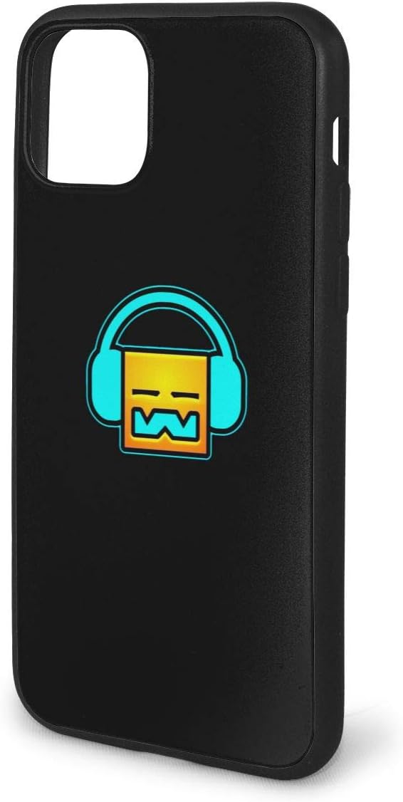 Zhangyanq Geo-met-ry Da-sh IPhone11 Case,iPhone 11 Pro,iPhone 11 Pro Max Tempered Glass Back Cases,Compatible with Shock Absorption Technology Bumper Soft TPU Cover Case