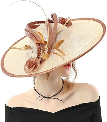 Koola Hatinator Hat Fascinators Church Cocktail Party Wedding Sinamay Women Hats
