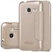 Galaxy J1 mini Case, Vinve Flip Ultra-thin Cover PU Leather Hard Slim Folio Case For Samsung Galaxy J1 mini (Golden)