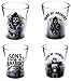 Sons of Anarchy Silver Fade Set of 4 Collectible Shot Glasses