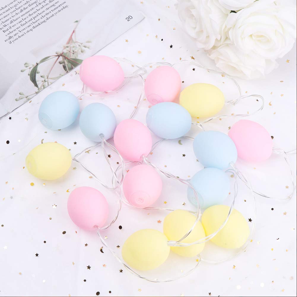 Amor Easter Egg Lights String Easter Decorations String Lights for Easter Halloween Christmas Holidy Party Home Decor