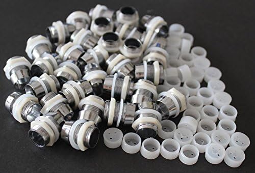 holder20P x 8mm Plastic Chrome Plated LED Bezels Holder Case