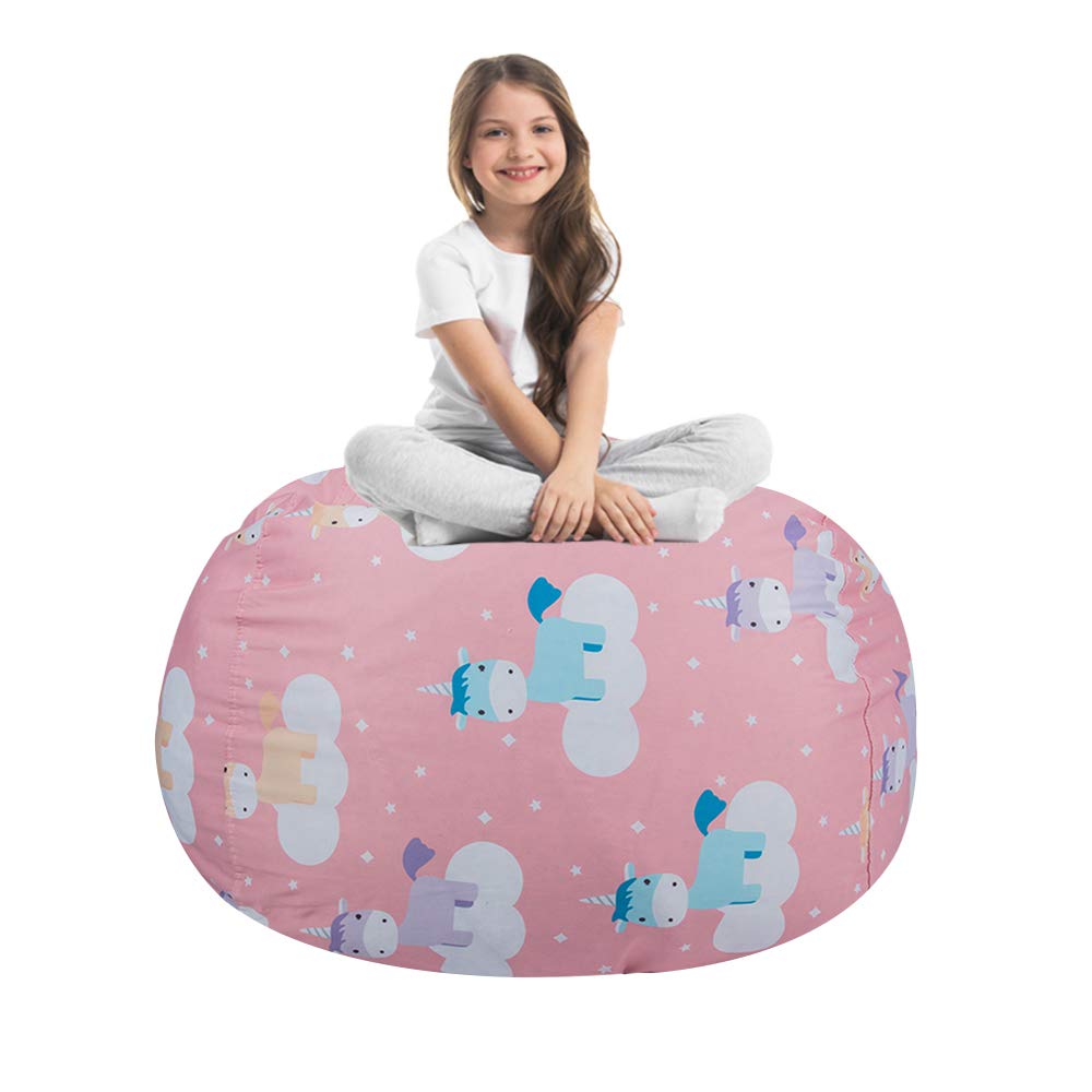 Best creative qt stuffed animal storage bean bag chair