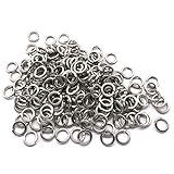 M8 Split Lock Washer, 304 Stainless Steel Spring