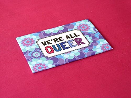 Handmade Queer pride colorful magnet