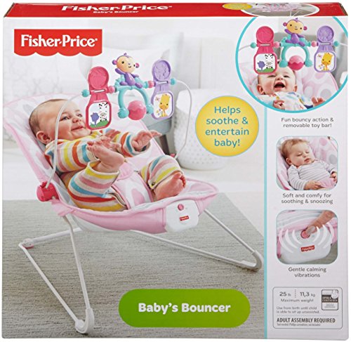 4 Fisher+Price+Babys+Bouncer+Pink+Ellipse