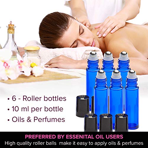 2 Glass+Stainless+Steel+Roller+Bottles