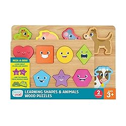 Chuckle & Roar Shapes & Animals Learning Puzzles
