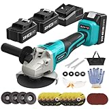 Cordless Angle Grinder, 21V Power Angle Grinder