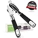 Manual Can Opener GEECOOK Built-in Can Opener Heavy duty Stainless Can Tin Opener Black