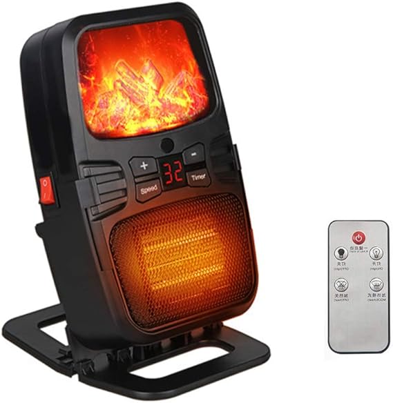 ZCY Elektrischer Kamin Mit Fernbedienung Tischkamin Indoor, Tragbare