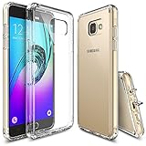 Galaxy A5 2016 Case, Ringke [FUSION] Clear PC Back TPU Bumper [Drop Protection / Shock Absorption Technology][Attached Dust Cap] for Samsung Galaxy A5 2nd Gen. 2016 - Clear