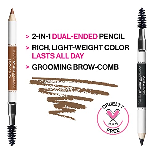 WET N WILD COLOR ICON EYEBROW PENCIL BLACK OPS,624A