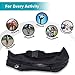 Sport Running Belt Adjustable Workout Waist Belt – No Bounce, No Slip Fitness Pack – Store Phone, Keys, Money & Water Bottle – Perfect for Running, Biking, Hiking & Weight Training
