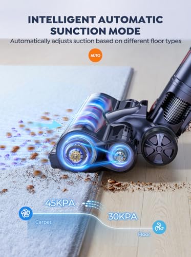Cordless Vacuum Cleaner, 2 Batteries 110 Mins Runtime Vacuum Cleaners for Home, photo 11