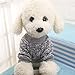 haoricu Pet Shirt, 8 Color Winter Warm Pet Puppy Sweater for Small Dogs Shirt Clothes (Gray, Small)