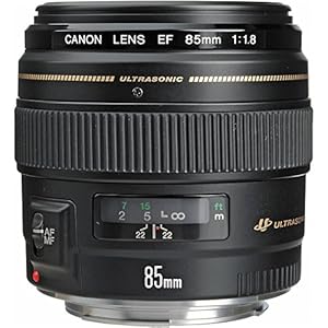 Canon EF 85mm f/1.8 USM Medium Telephoto Lens for Canon SLR Cameras – Fixed