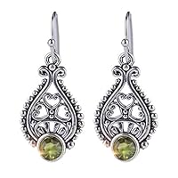 Mkcether Creative Vintage Pendant Inlaid - Creative Vintage Pendant Inlaid with Green Styling Female Earrings for Ladies Girls
